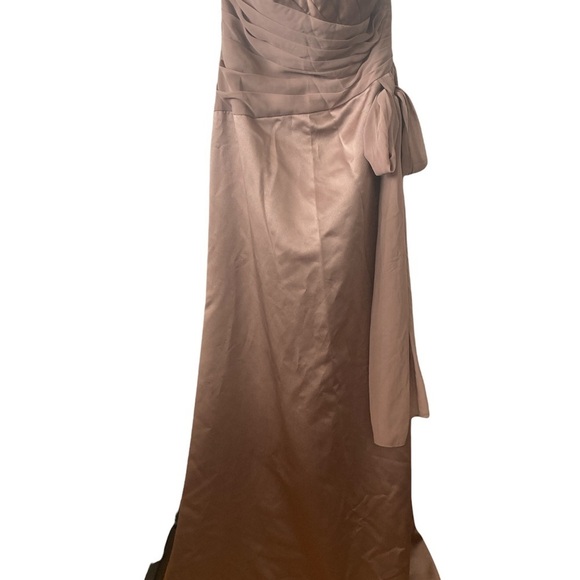 Davids Bridal Bridesmaids Gowns Bundle Of 3  Chocolate Brown - Picture 9 of 10